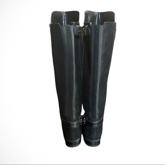Marc Fisher Damsel Tall Leather Boots - Size 9M - Picture 8 of 14